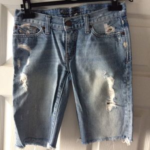 Abercrombie and Fitch! Jean shorts! Worn once!! Sm